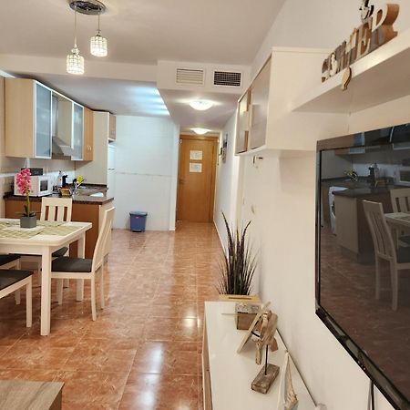 Bajo En Primera Linea De Vera-Playa Con Piscina Privada! 외부 사진