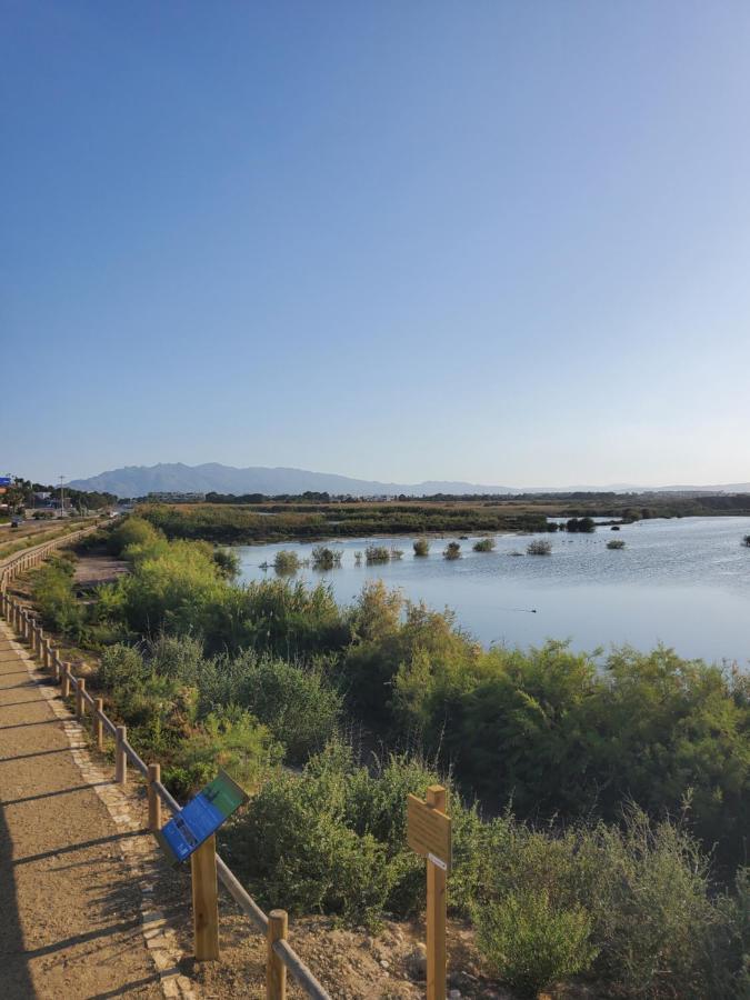 Bajo En Primera Linea De Vera-Playa Con Piscina Privada! 외부 사진