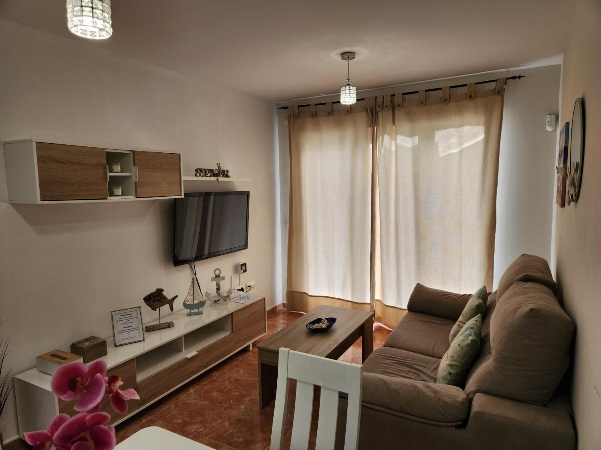 Bajo En Primera Linea De Vera-Playa Con Piscina Privada! 외부 사진