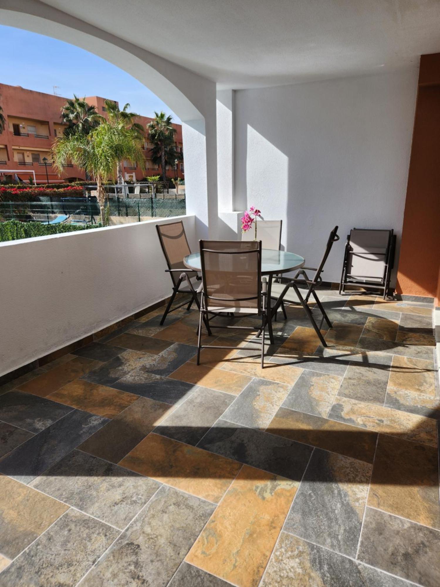 Bajo En Primera Linea De Vera-Playa Con Piscina Privada! 외부 사진