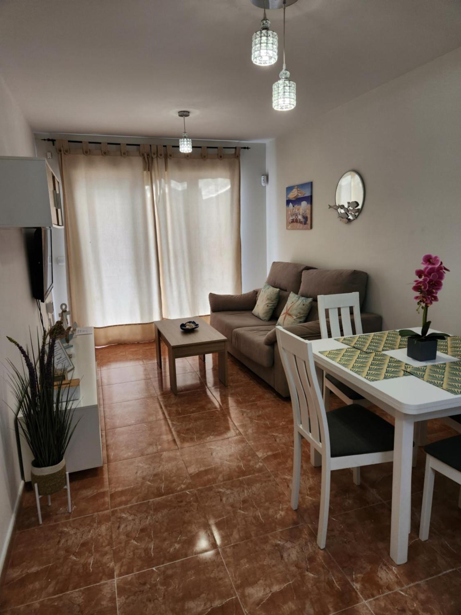 Bajo En Primera Linea De Vera-Playa Con Piscina Privada! 외부 사진