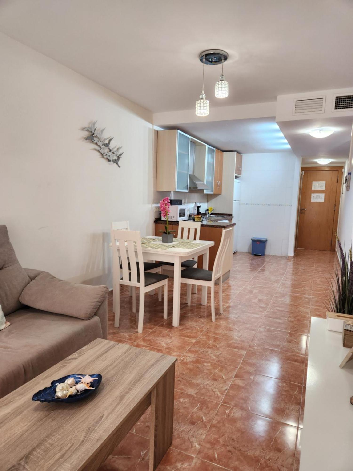 Bajo En Primera Linea De Vera-Playa Con Piscina Privada! 외부 사진