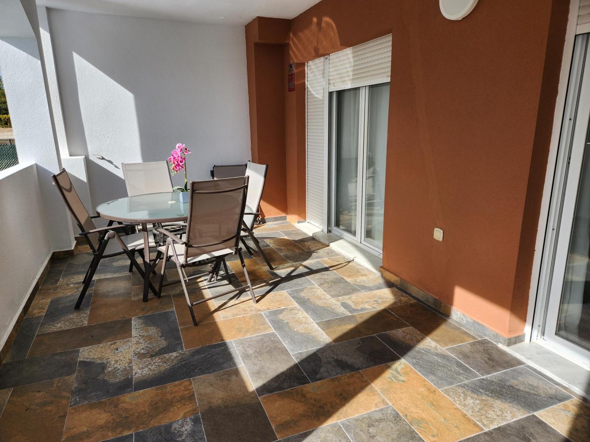 Bajo En Primera Linea De Vera-Playa Con Piscina Privada! 외부 사진