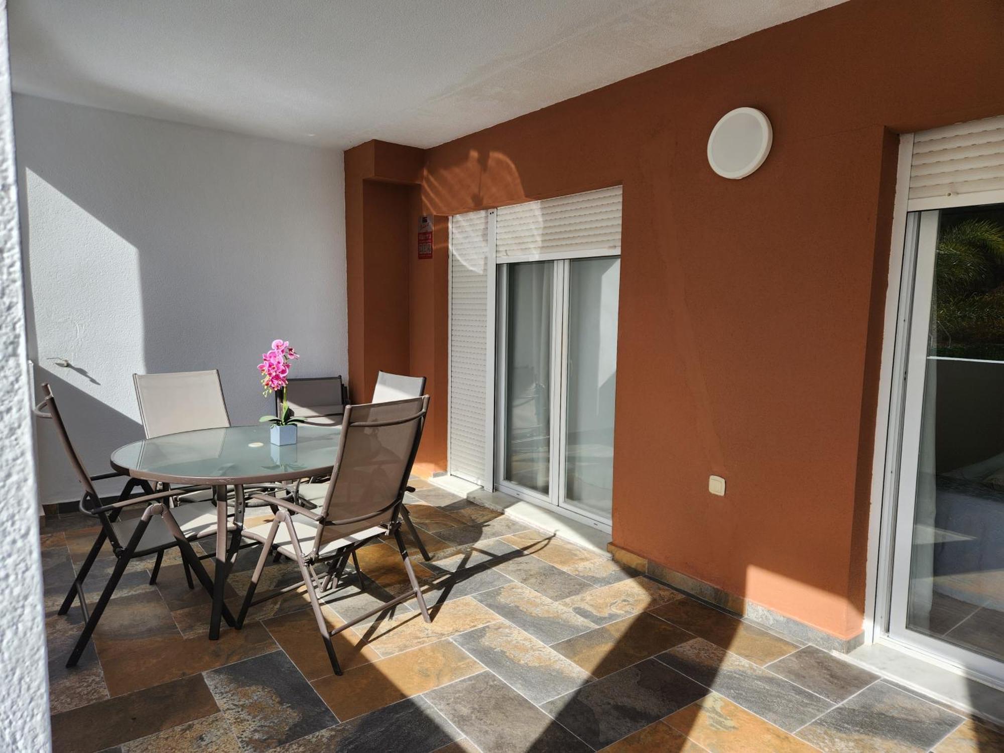 Bajo En Primera Linea De Vera-Playa Con Piscina Privada! 외부 사진